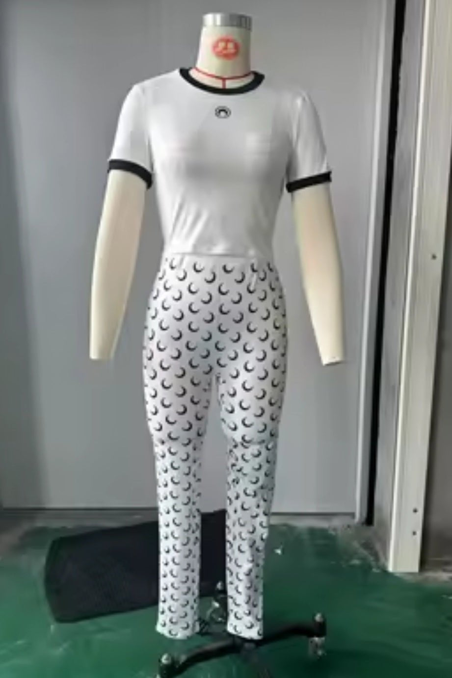 Women's Casual Two Piece Set Solid Color Top & Pants Matching Outfit Loungewear - GLITCH-BELLE