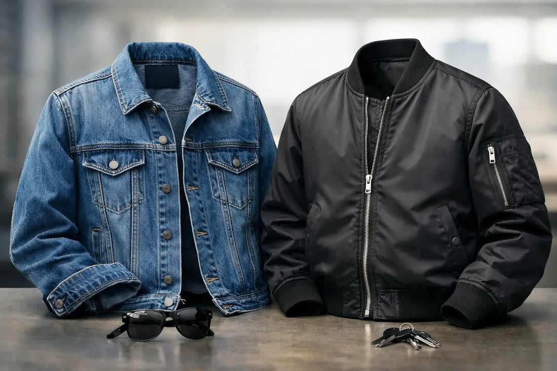 Denim Jackets vs Bombers: Which Wins? - GLITCH-BELLE