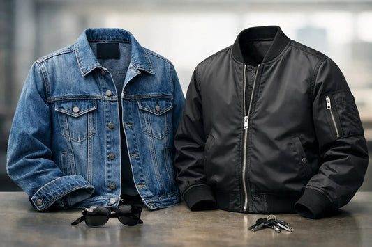 Denim Jackets vs Bombers: Which Wins? - GLITCH-BELLE