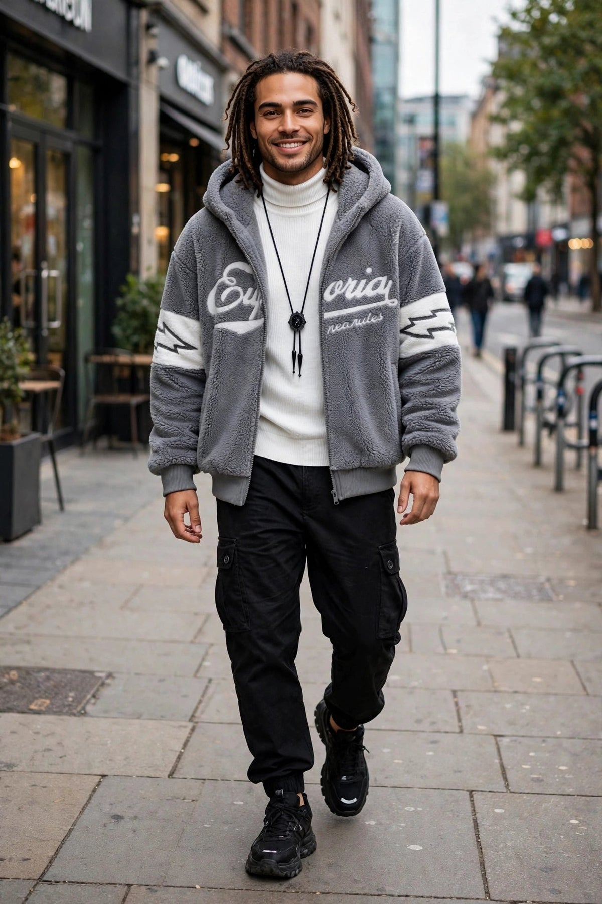 Autumn Men's Hooded Jacket | Korean Streetwear Harajuku Winter Wool Coat - GLITCH-BELLE