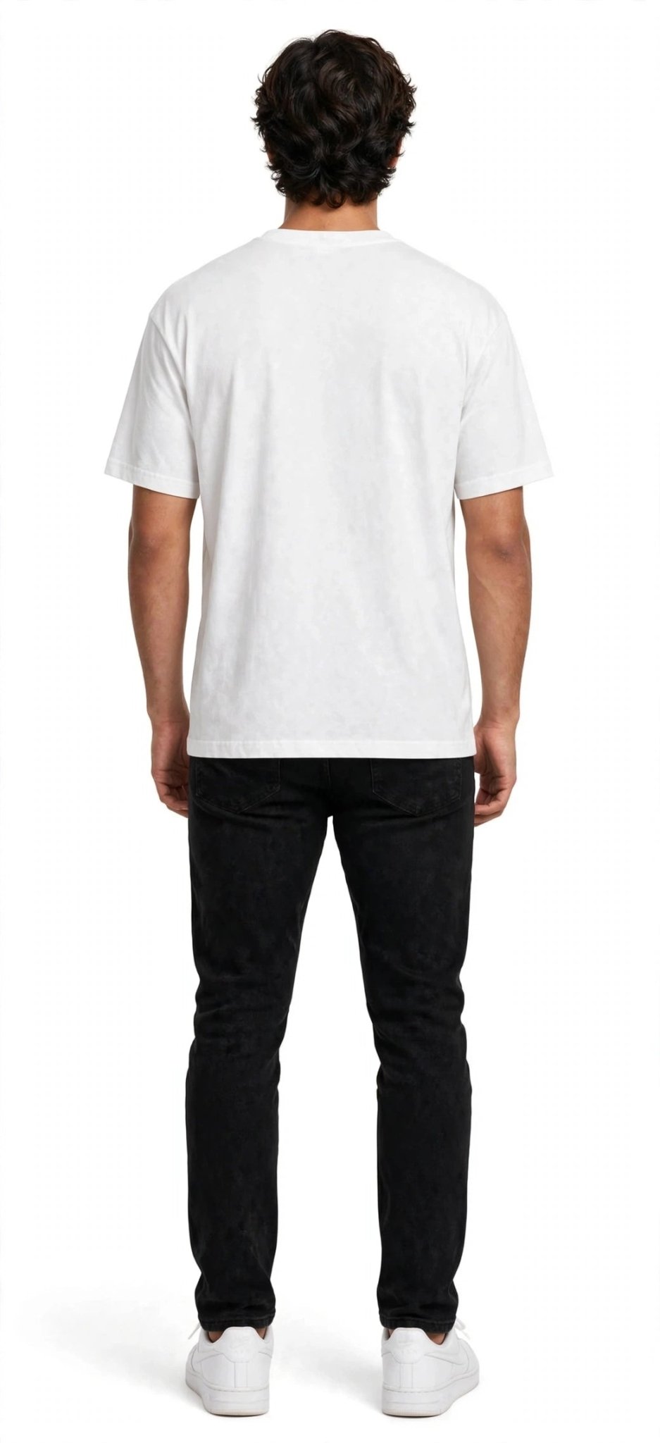 Men's American Style Relaxed Fit Crew Neck T-Shirt - GLITCH-BELLE