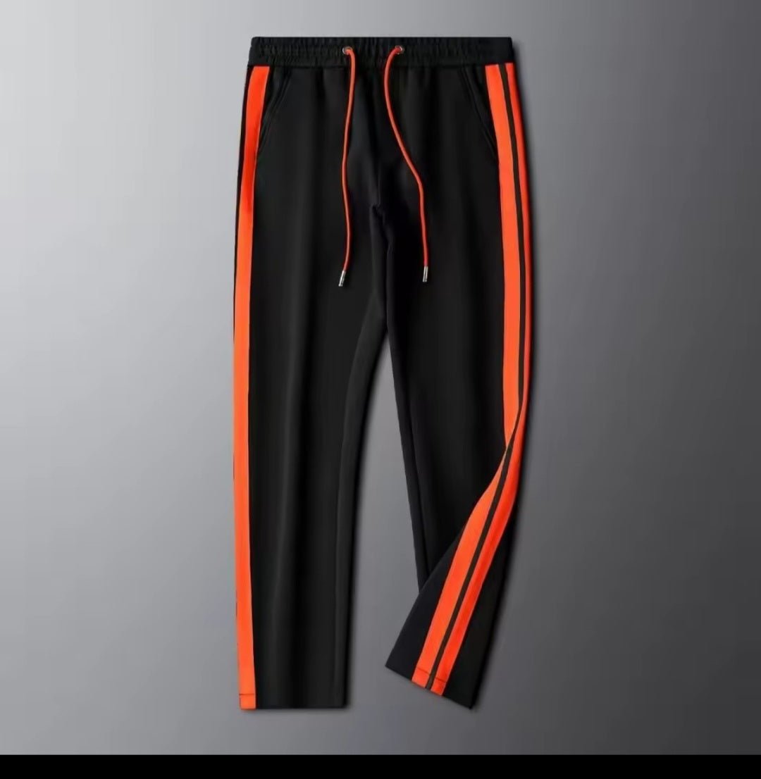 Men's Embroidered Tracksuit Two - Piece Set | Jacket & Jogger Suit - GLITCH - BELLE