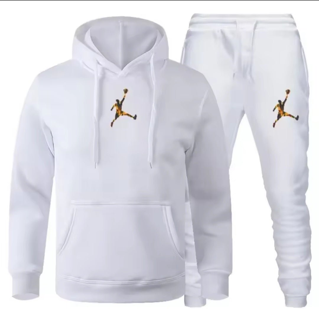 Men's Jogger Fitness Sportswear Set – Long-Sleeve Sweatshirt & Casual Pants - GLITCH-BELLE