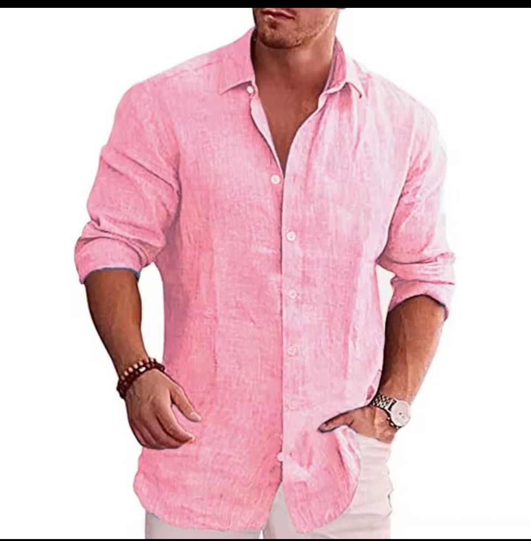 Men's Knit Breathable Short - Sleeve Shirt | Cool - Feel Summer Top - GLITCH - BELLE