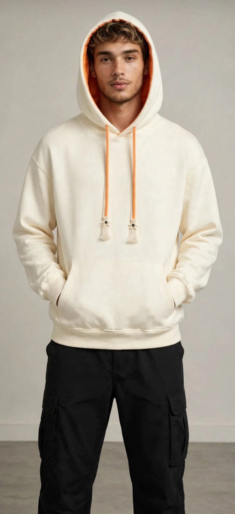 Oversized Zip-Up Hoodie – Casual Loose Fit Sweatshirt - GLITCH-BELLE