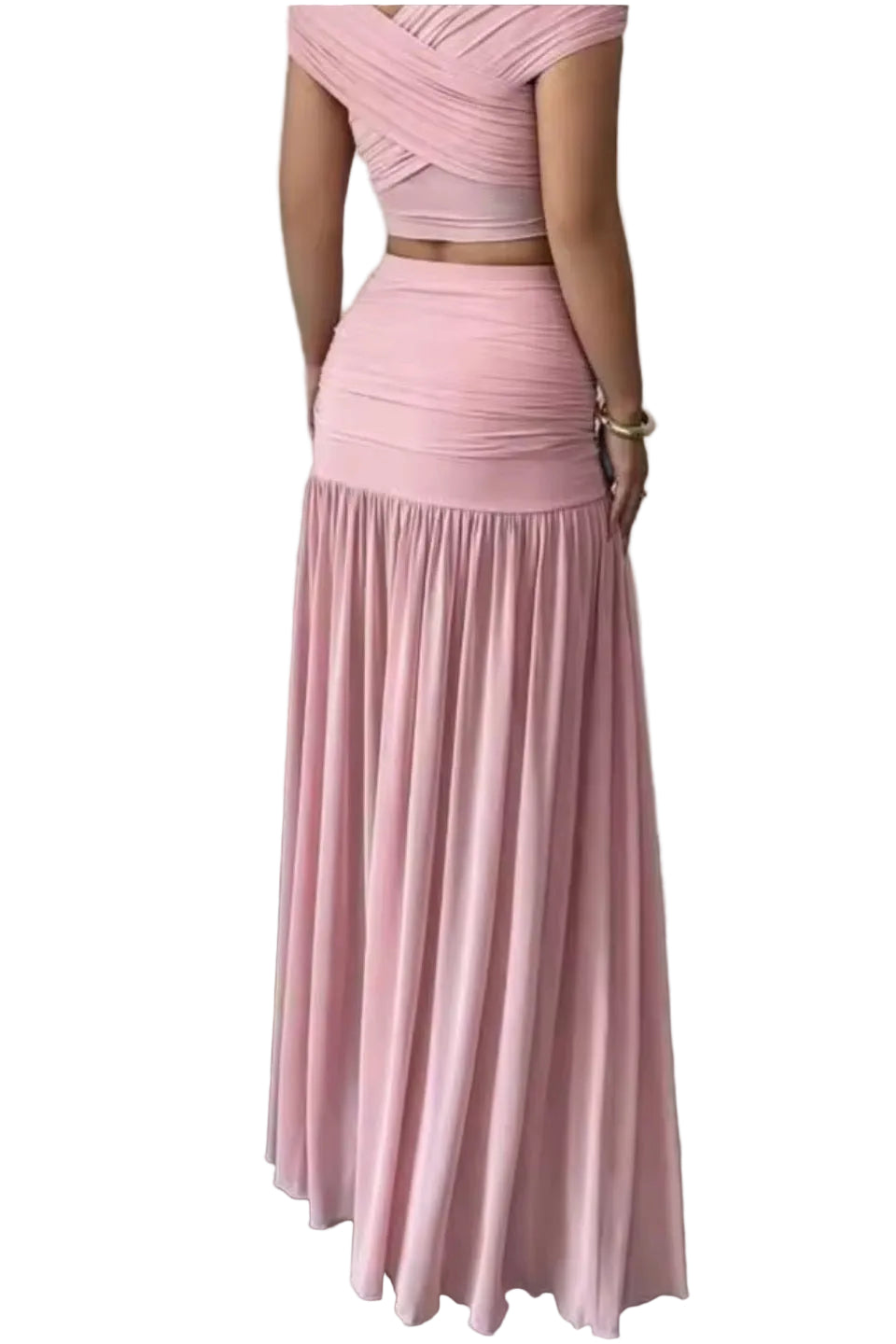 Pure Desire Pleated Midi Skirt - GLITCH-BELLE