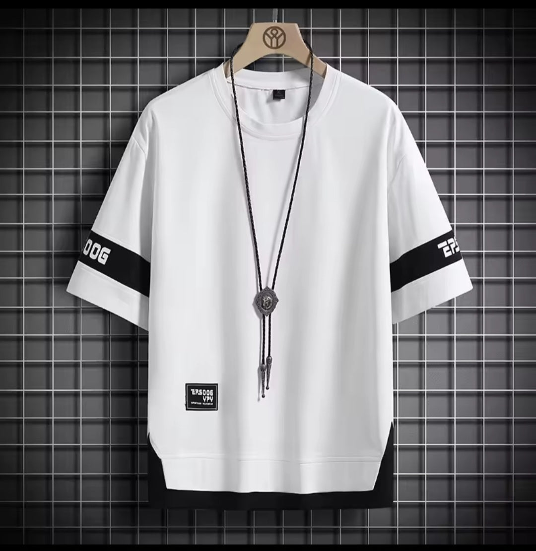 Hip Hop Loose Streetwear Tee – Oversized Short Sleeve