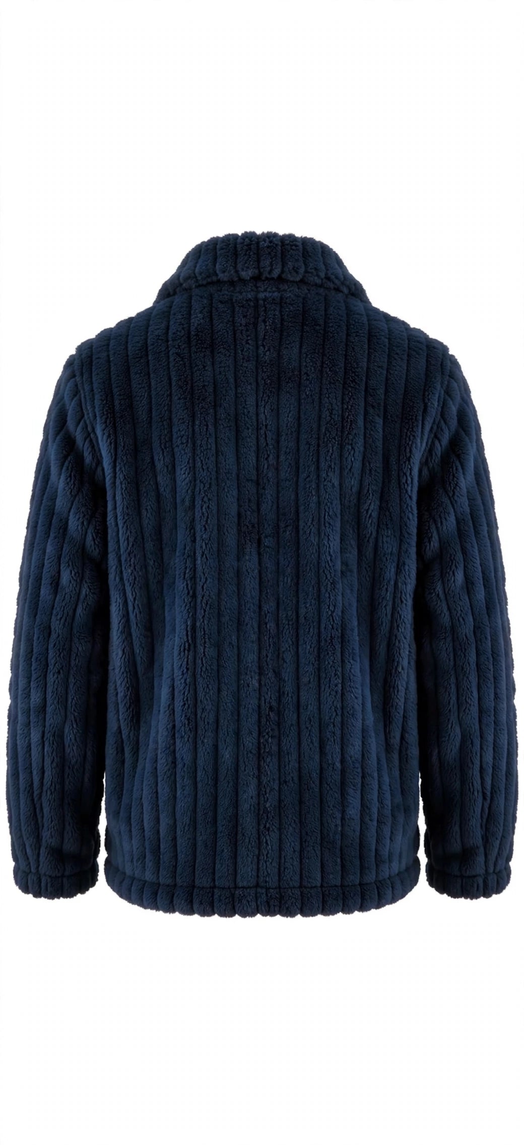 Men's Winter Front Placket Flannel Jacket