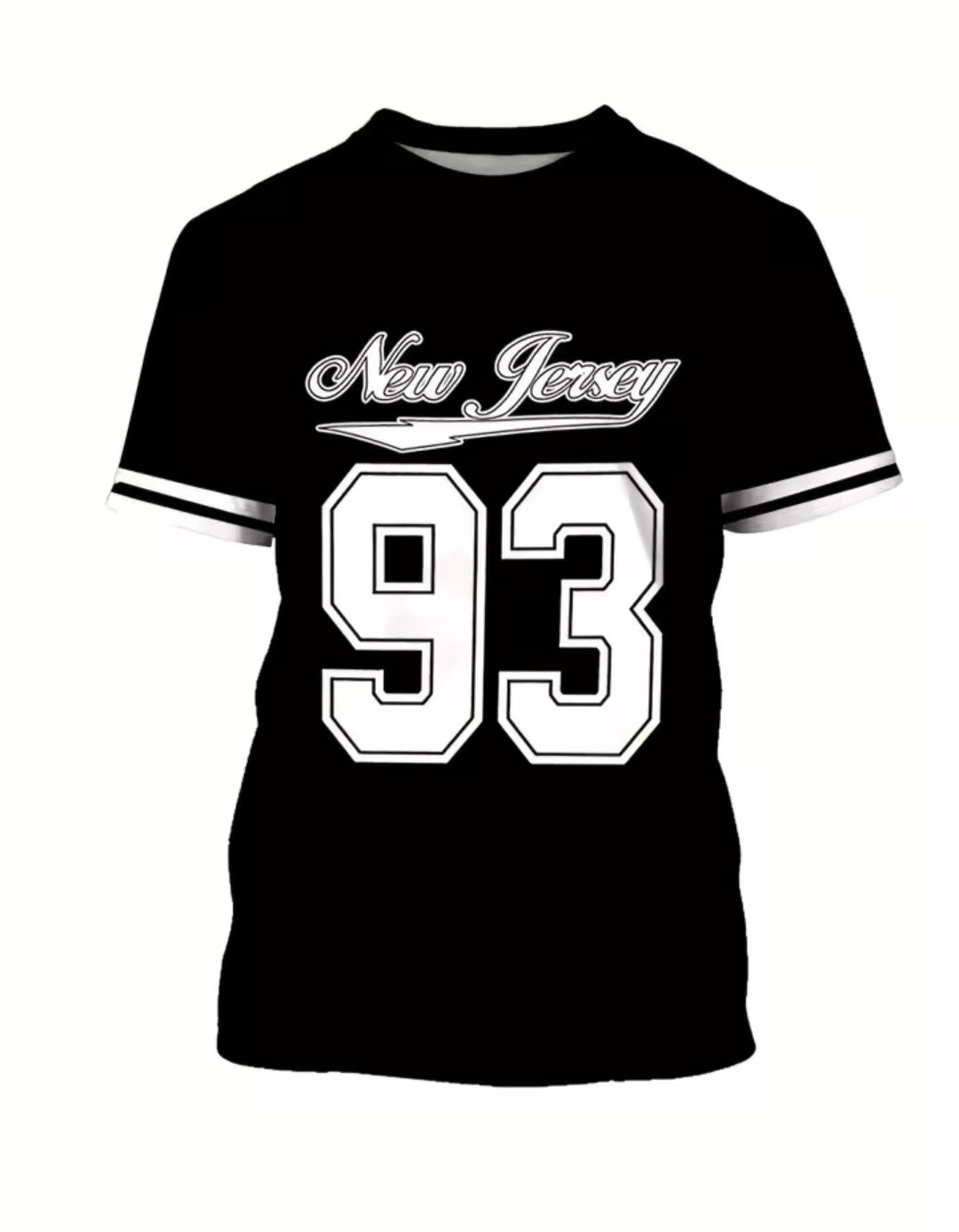 New Jersey 93 Graphic Tee - GLITCH - BELLE