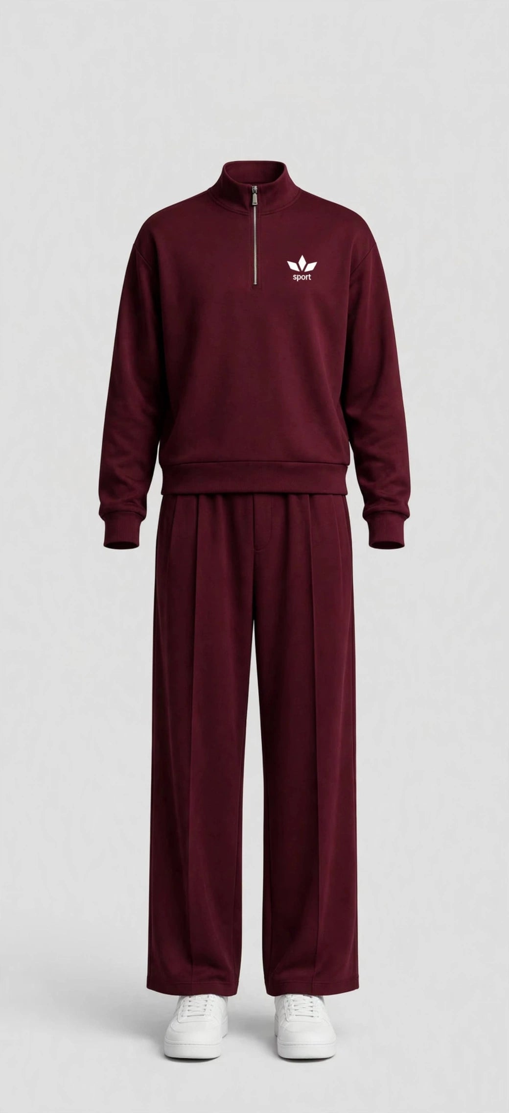 Men's 2-Piece Baseball Collar Jumpsuit Set – Breathable Casual Outfit