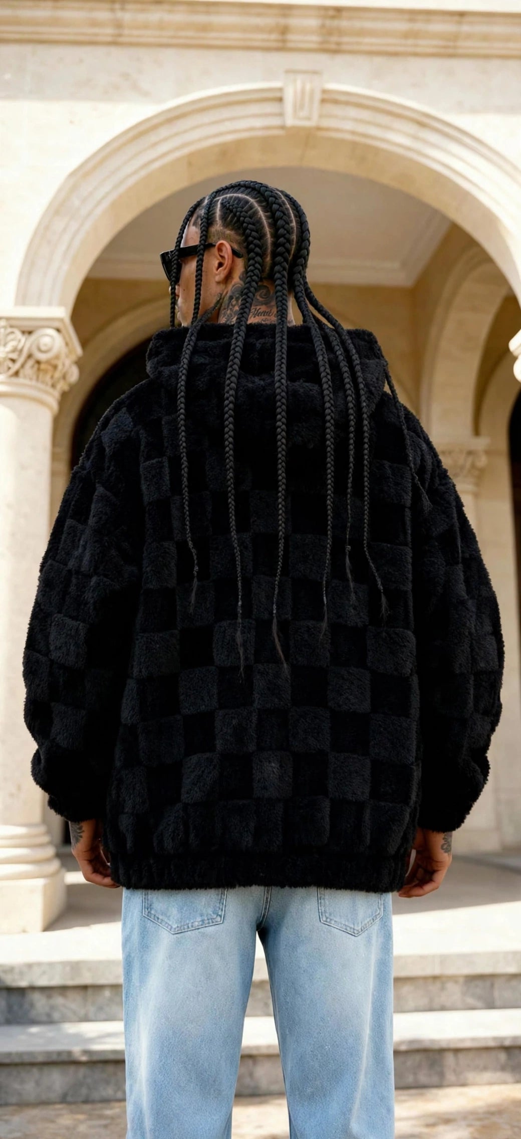 Fleece-Lined Hooded Zip Jacket – Men's Loose Fit