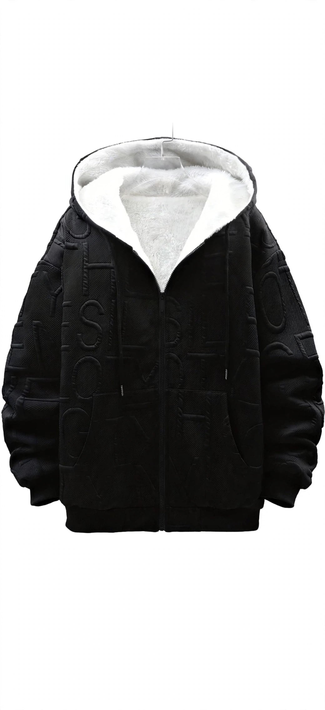Quilted Jacquard Full-Zip Jacket – Men's Plush Lined