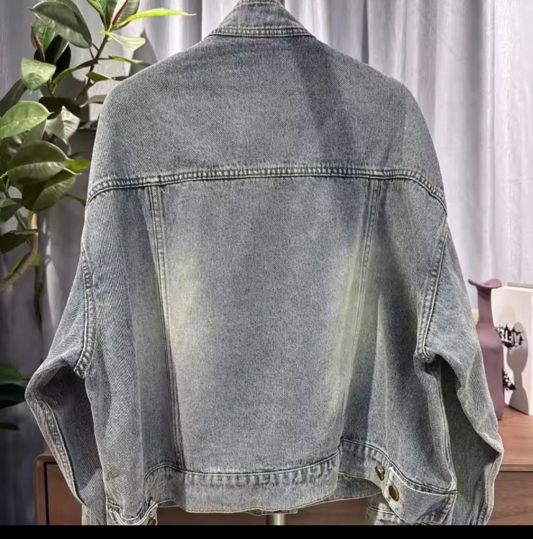 Embroidery Denim Jacket – Chinese Retro National Style - GLITCH - BELLE