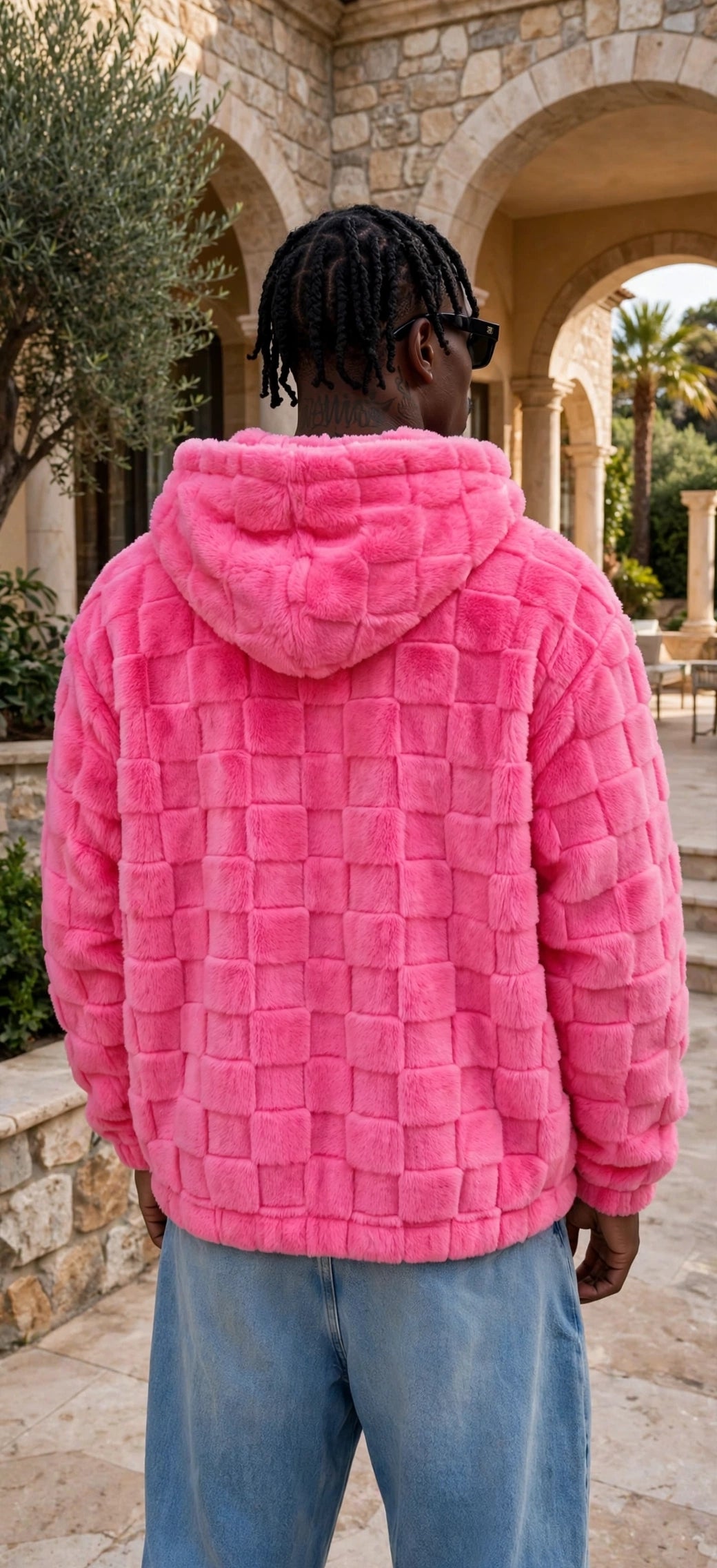 Fleece-Lined Hooded Zip Jacket – Men's Loose Fit