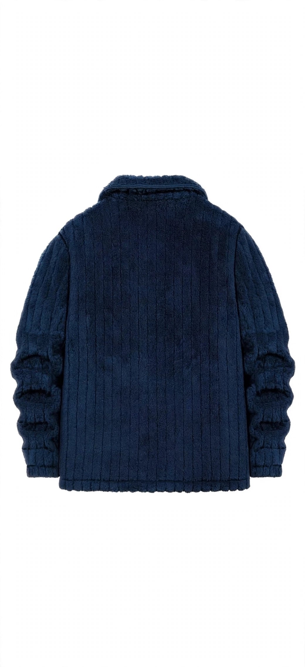 Men's Winter Front Placket Flannel Jacket