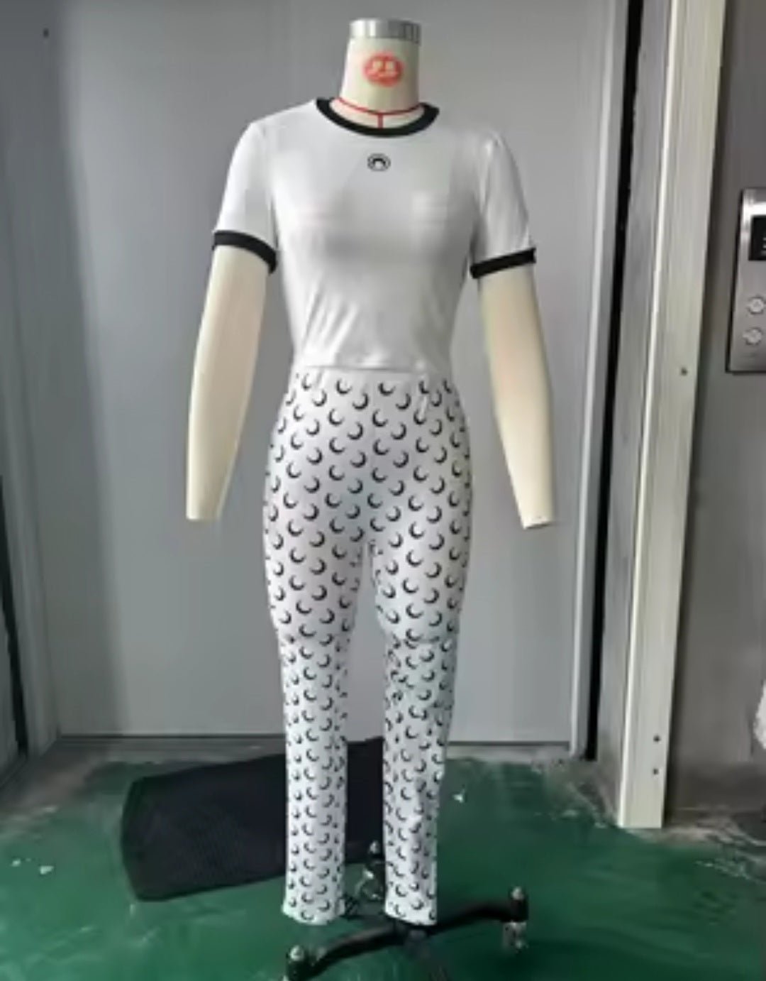 Women's Casual Two Piece Set Solid Color Top & Pants Matching Outfit Loungewear - GLITCH - BELLE