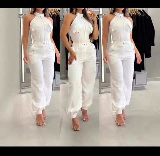 Woman wearing a white sheer outfit in a mirror reflection