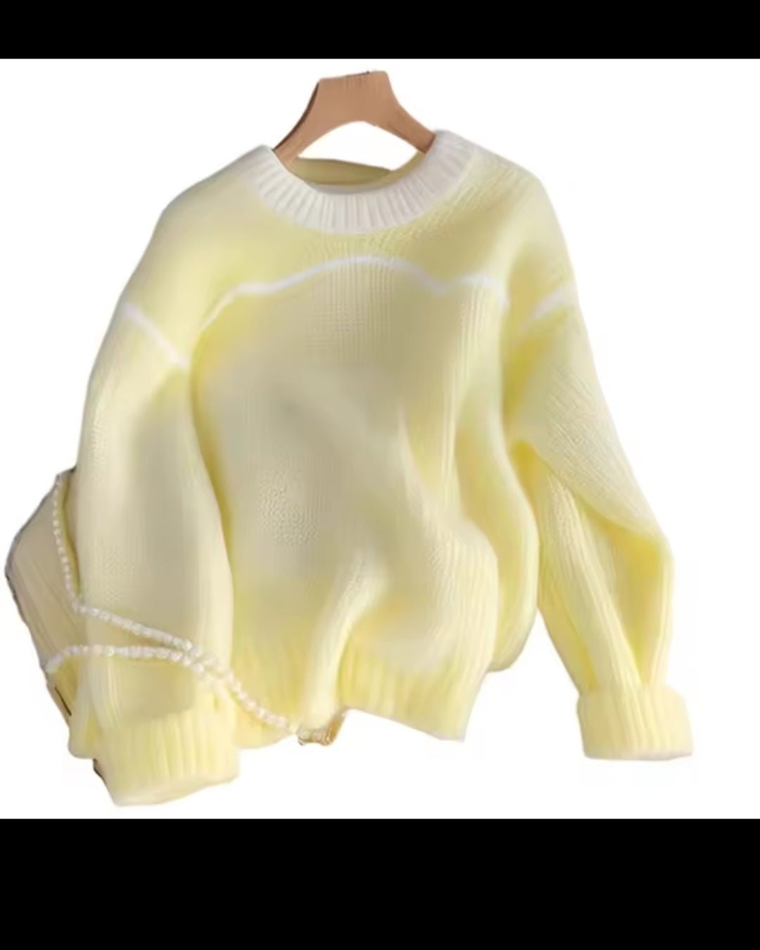 Sweet Knit Sweater – Women's Casual Loose Elegant Pullover - GLITCH - BELLE