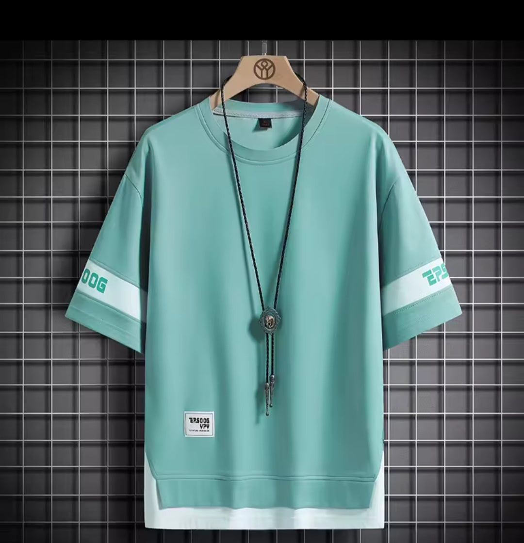 Hip Hop Loose Streetwear Tee – Oversized Short Sleeve