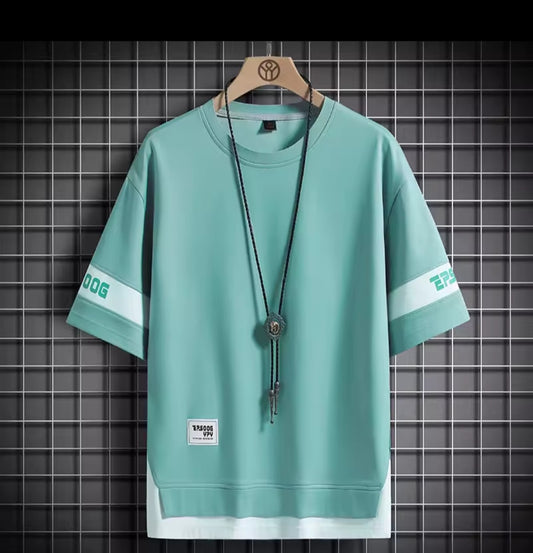 Hip Hop Loose Streetwear Tee – Oversized Short Sleeve