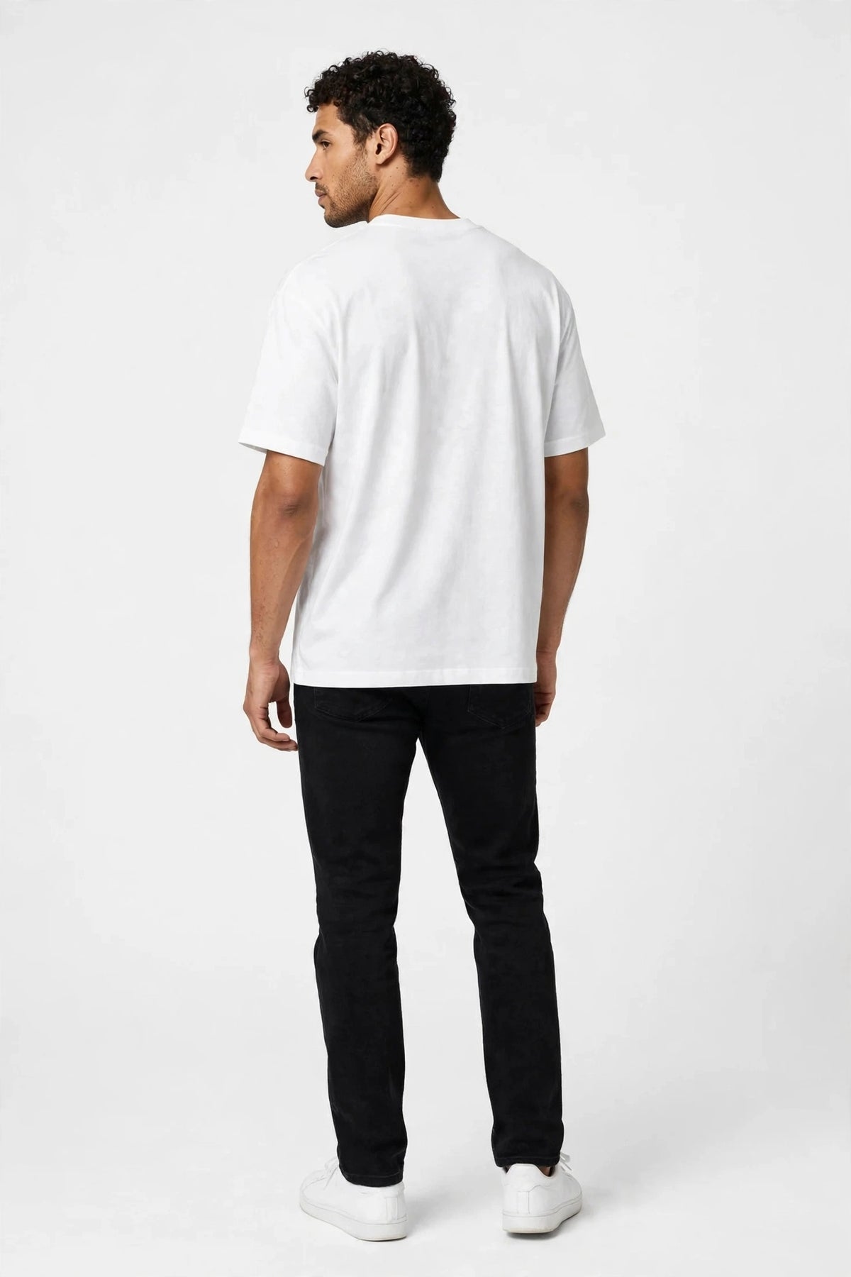 Men's American Style Relaxed Fit Crew Neck T-Shirt