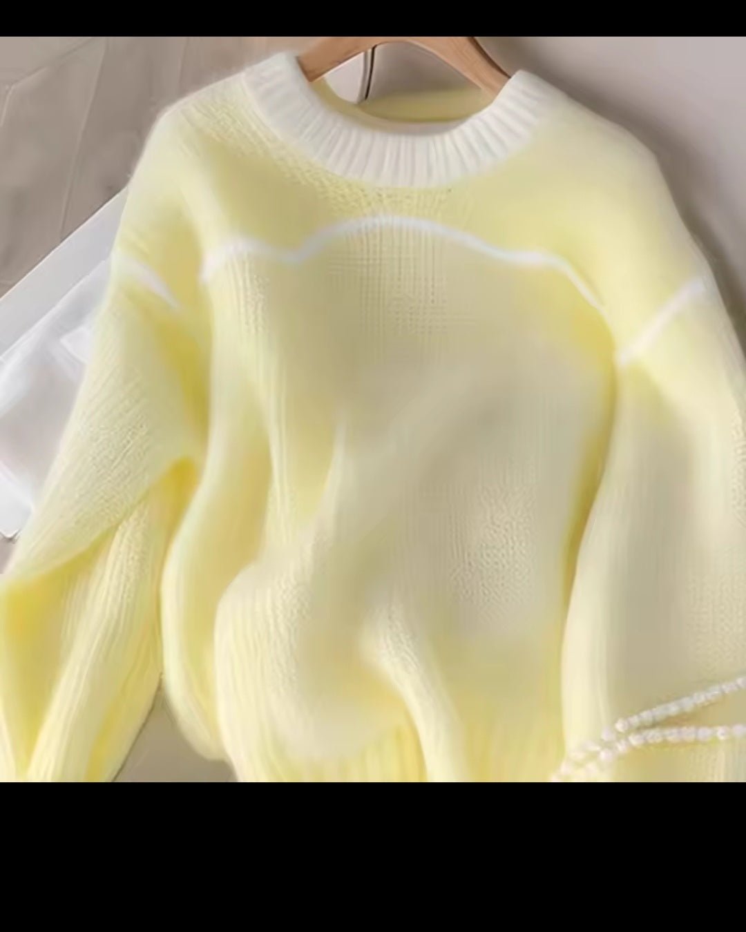 Sweet Knit Sweater – Women's Casual Loose Elegant Pullover - GLITCH - BELLE