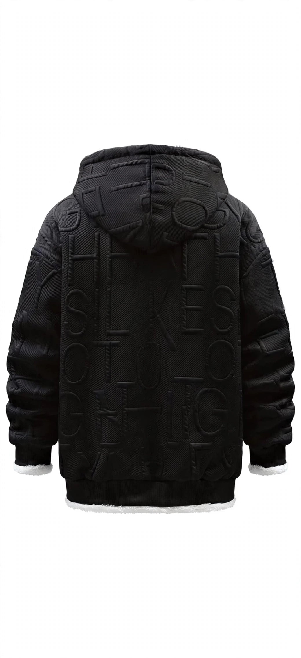 Quilted Jacquard Full-Zip Jacket – Men's Plush Lined