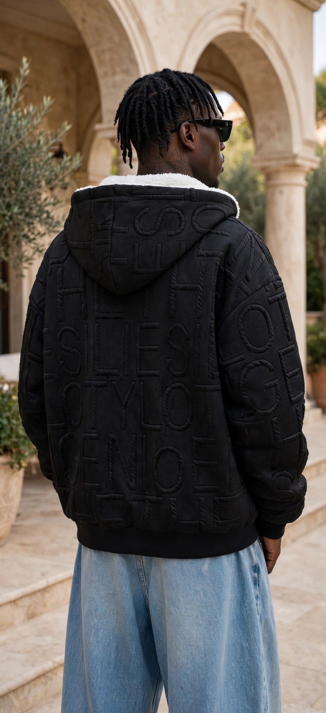 Quilted Jacquard Full-Zip Jacket – Men's Plush Lined