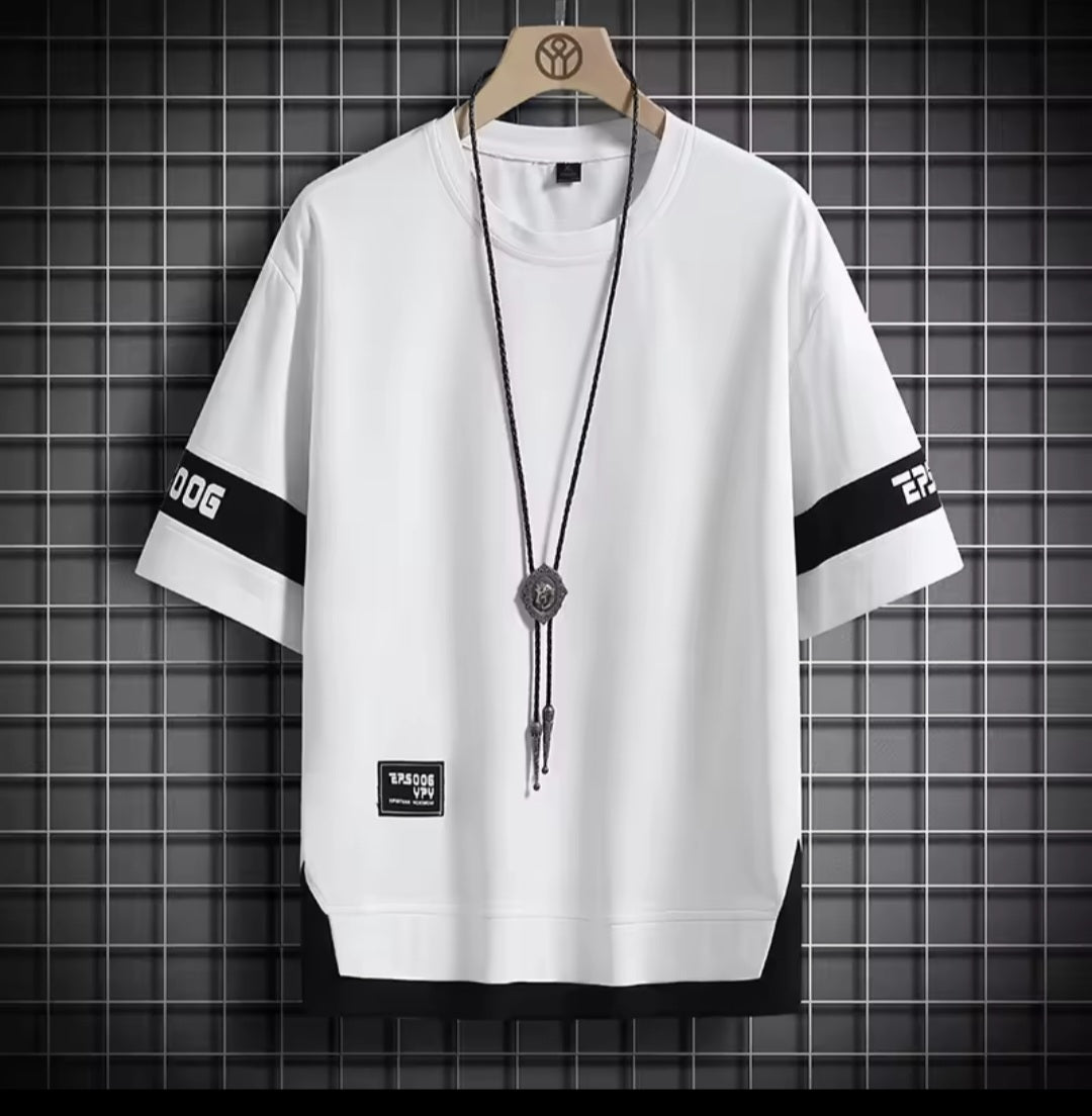 Hip Hop Loose Streetwear Tee – Oversized Short Sleeve