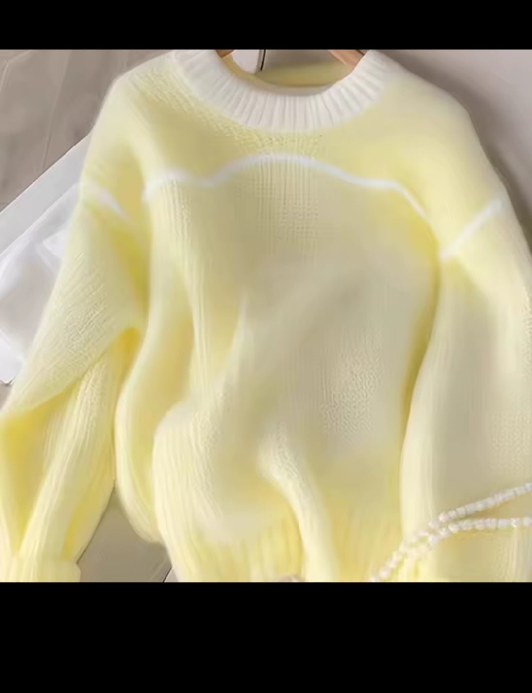 Sweet Knit Sweater – Women's Casual Loose Elegant Pullover - GLITCH - BELLE