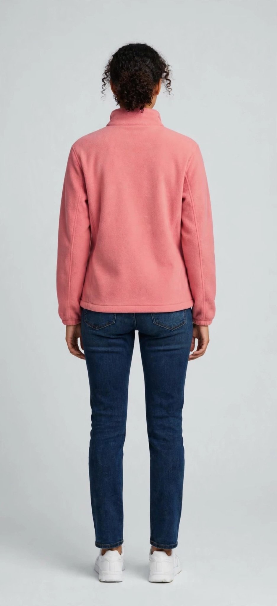Women's Dopamine Fleece Zip Jacket — Embroidered Coral Fleece Outerwear - GLITCH-BELLE