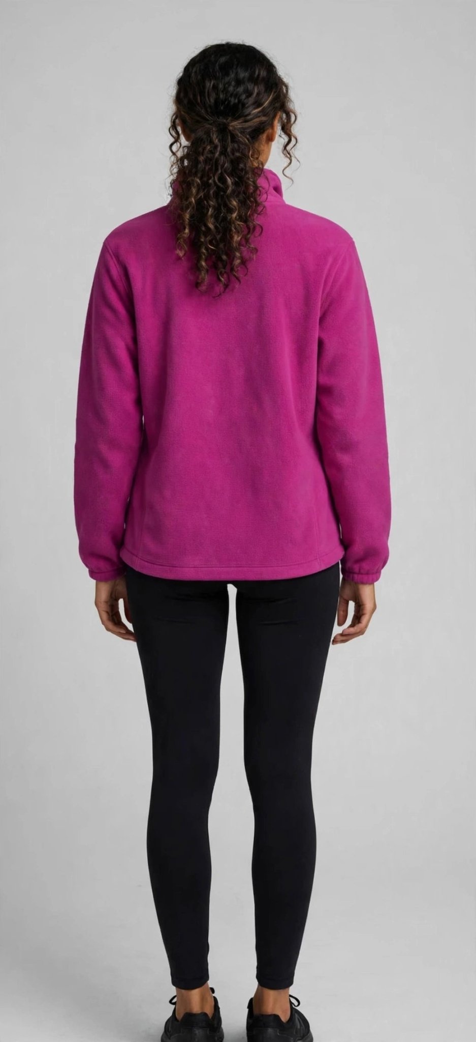 Women's Dopamine Fleece Zip Jacket — Embroidered Coral Fleece Outerwear - GLITCH-BELLE