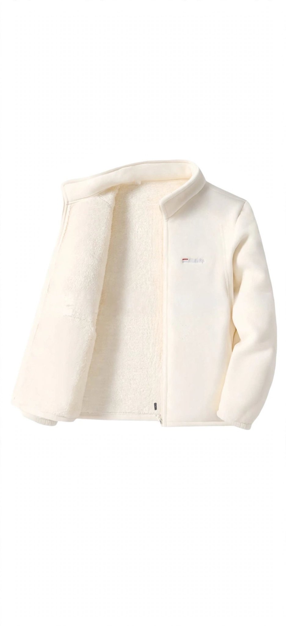 Women's Dopamine Fleece Zip Jacket — Embroidered Coral Fleece Outerwear - GLITCH-BELLE