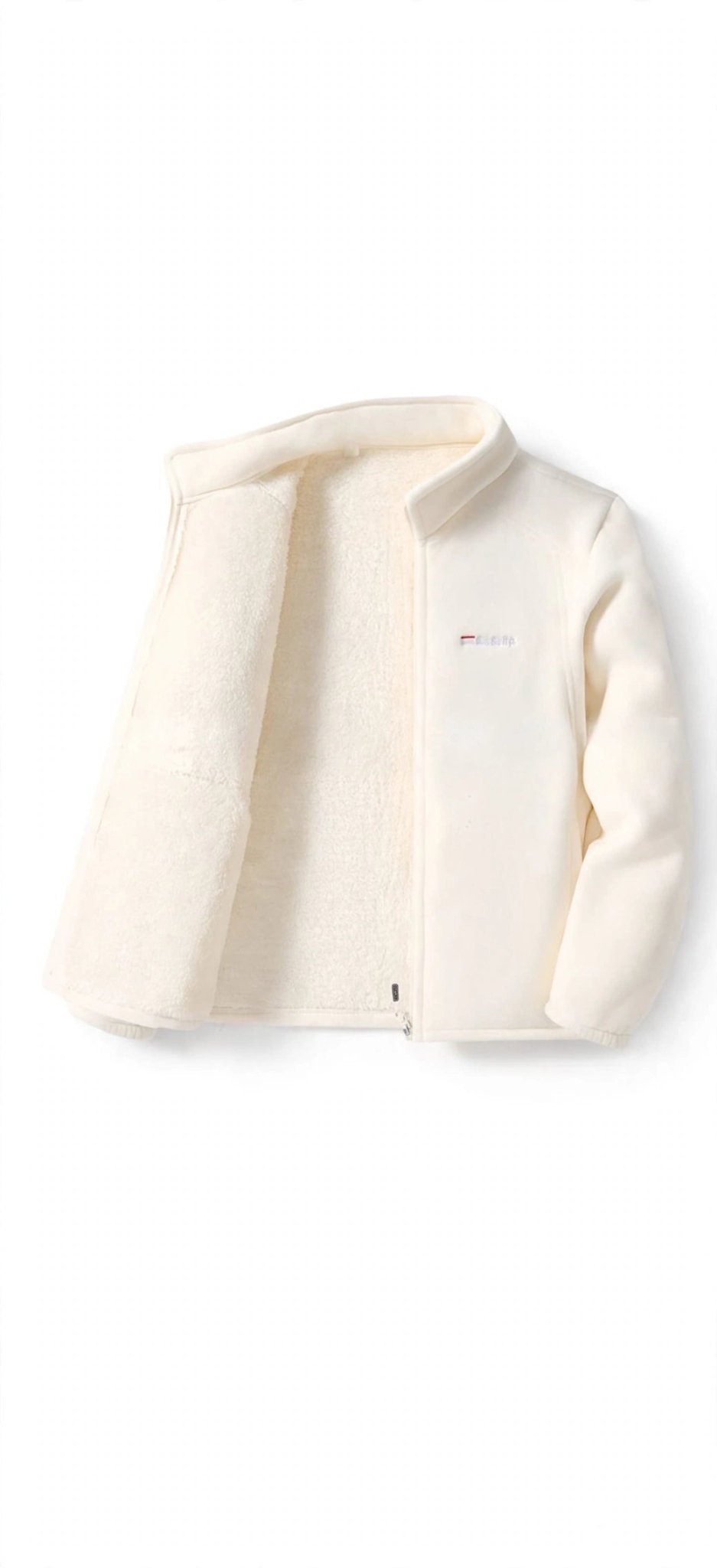 Women's Dopamine Fleece Zip Jacket — Embroidered Coral Fleece Outerwear - GLITCH-BELLE